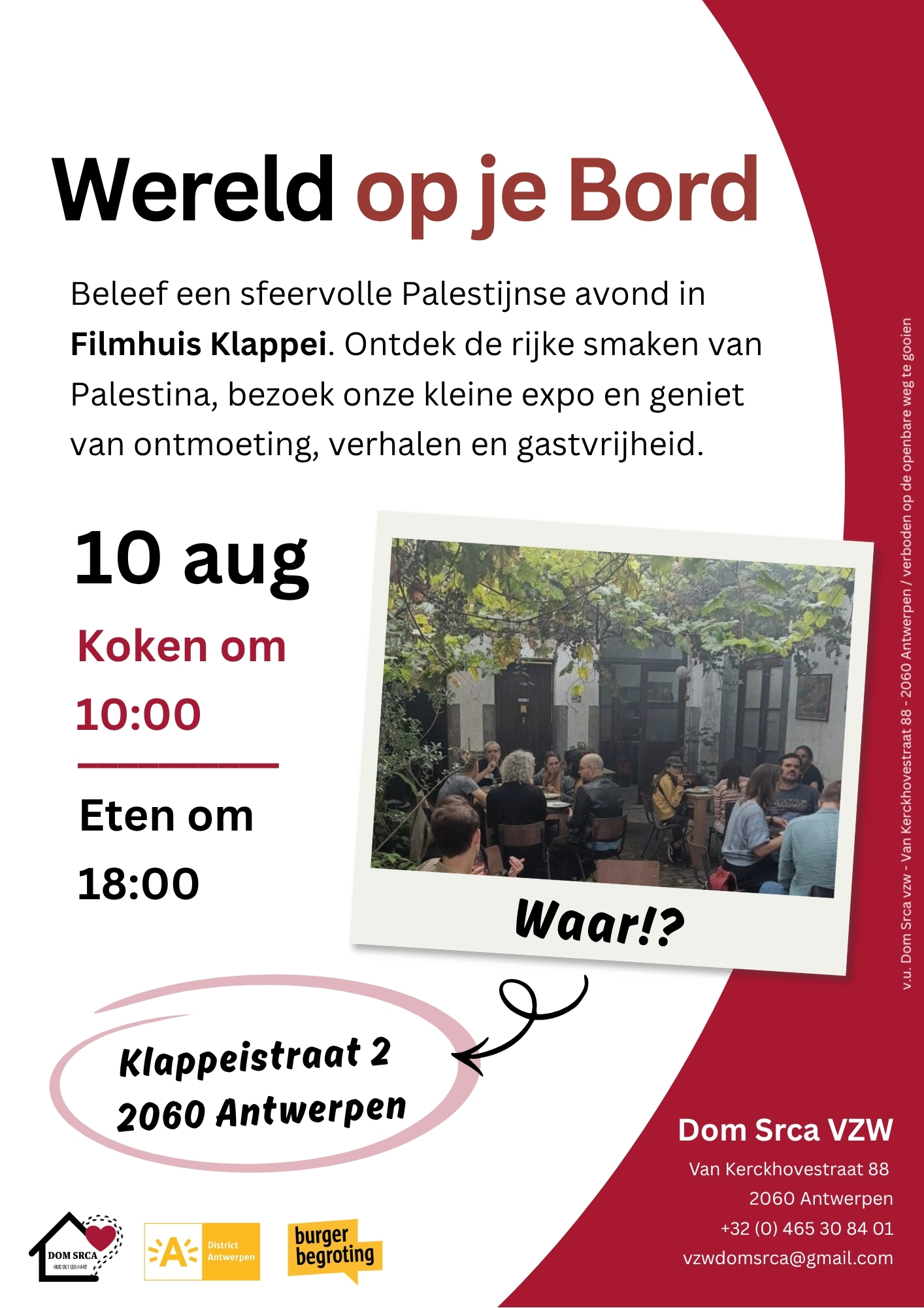 Filmhuis Klappei - Palestijnse keuken